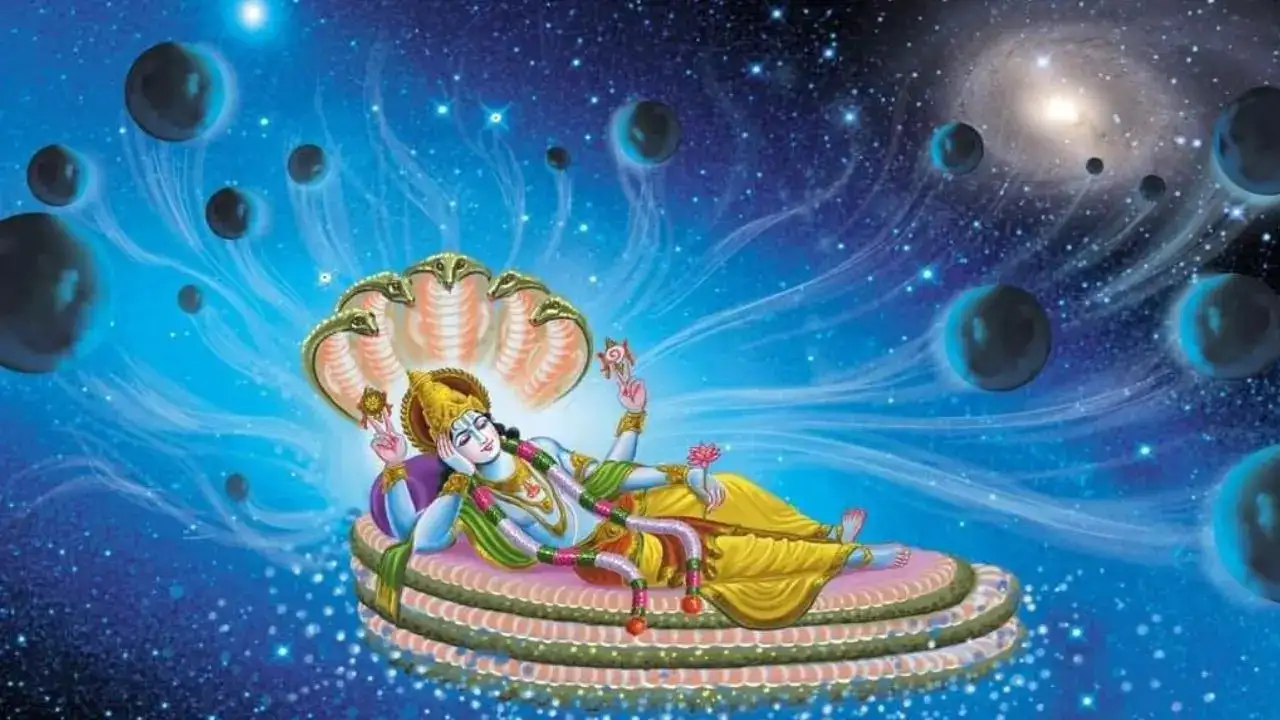 Who runs the universe while lord vishnu sleeps during chaturmas 