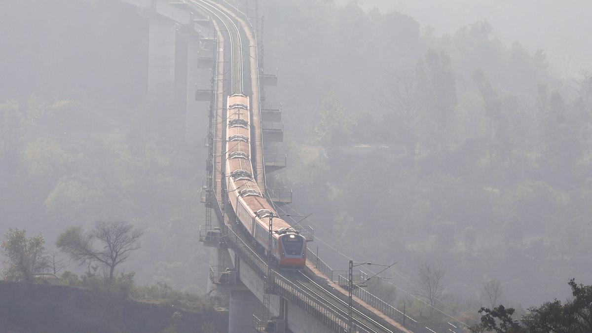 India’s 1st train to Kashmir Valley flagged off by PM Modi!