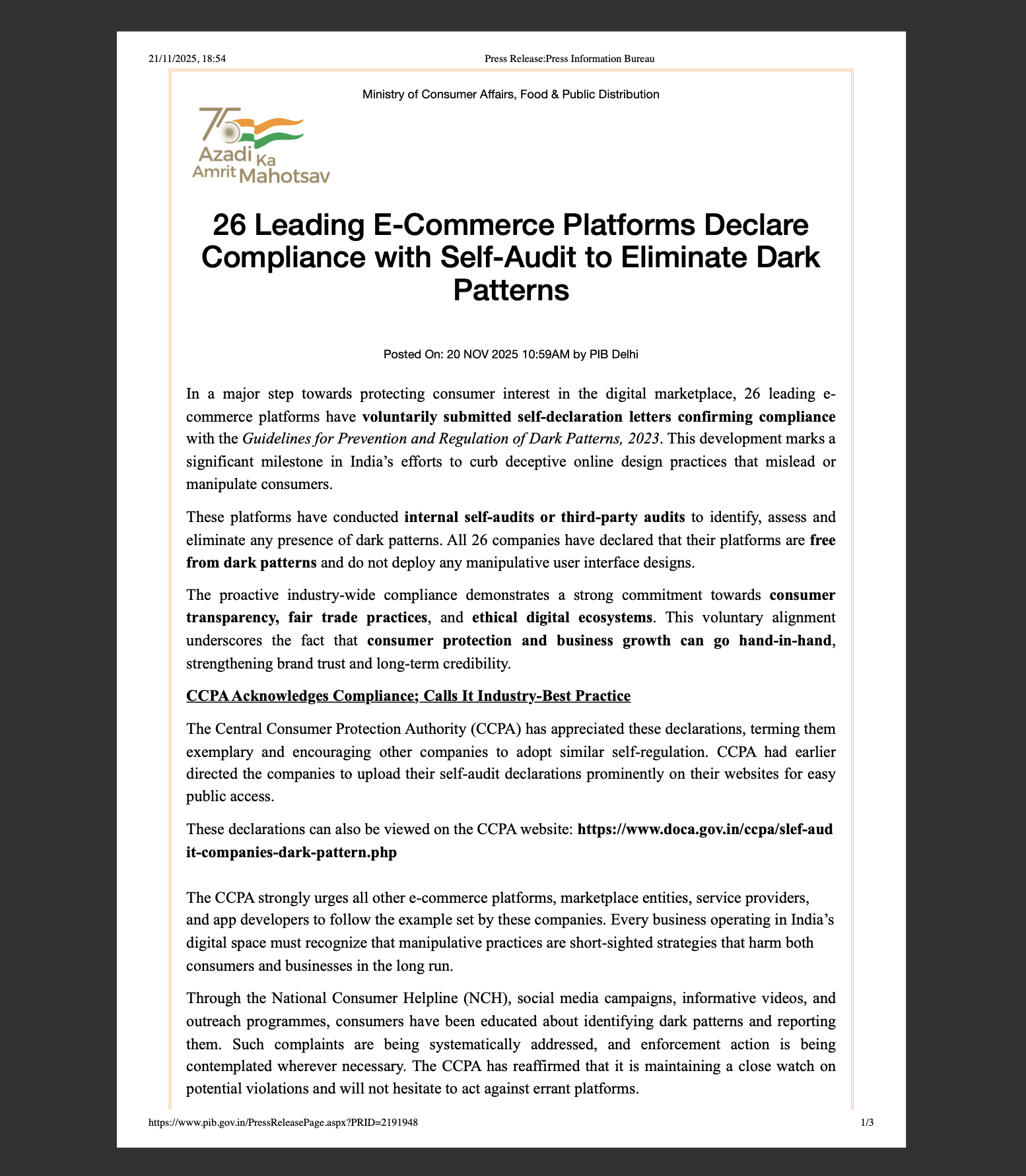 Flipkart, Amazon and Others Remove All Dark Patterns