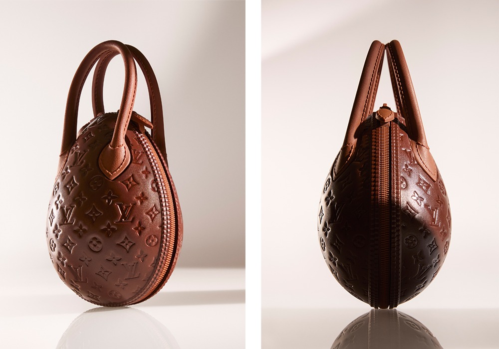 Louis Vuitton turns luxury into dessert with its new edible chocolate egg bag!