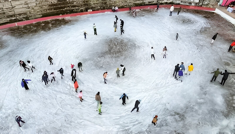 Asia’s Oldest Ice Rink Welcomes Skaters Back