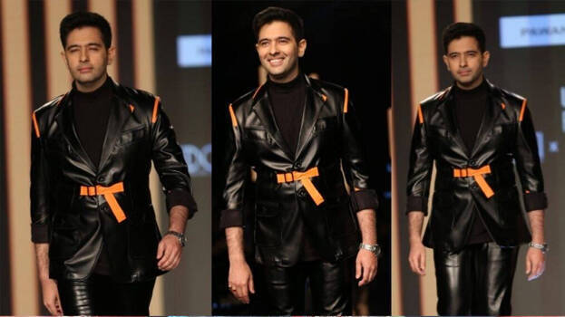 Politics meets fashion: MP Chadha stuns on the runway.