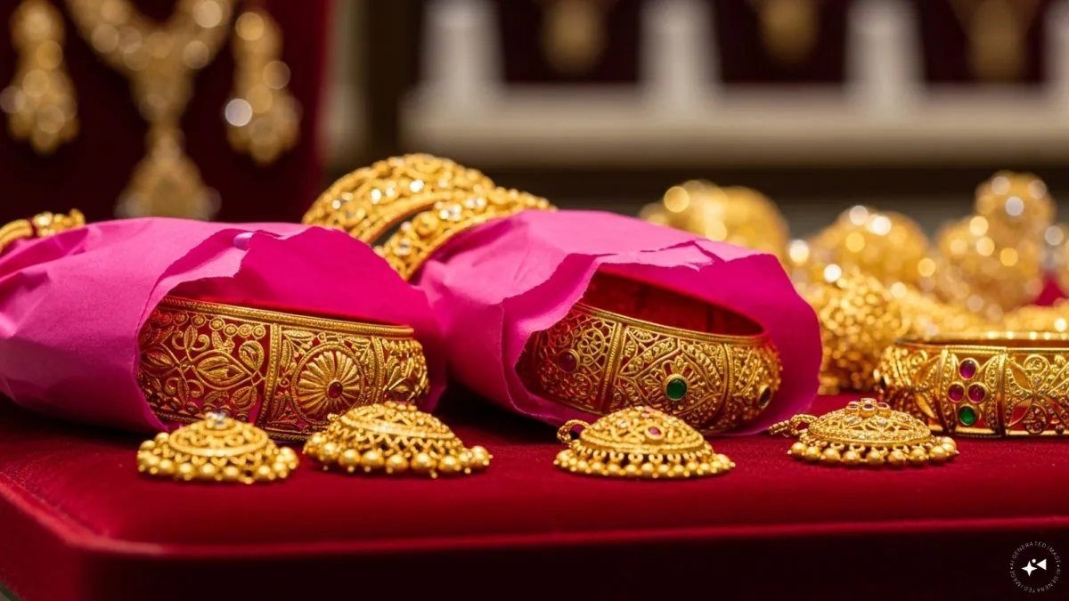 The real reason jewellers wrap gold in pink paper...