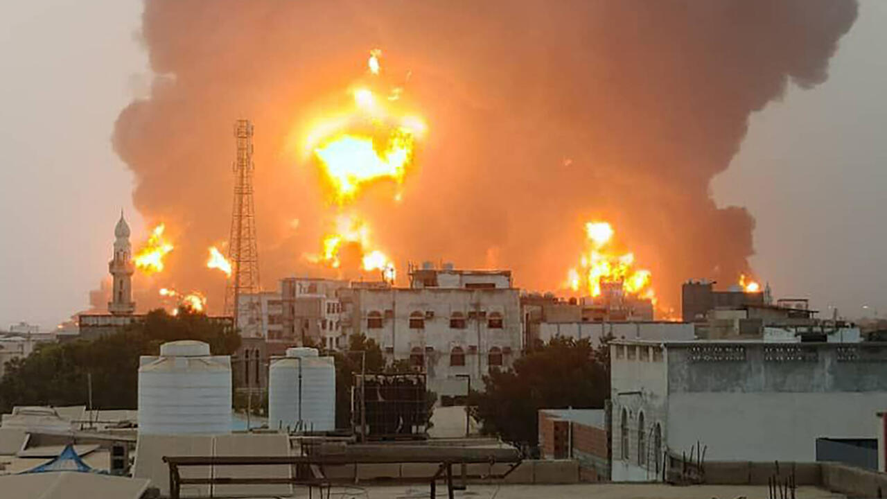 Israel bombs Houthi ports, power plant