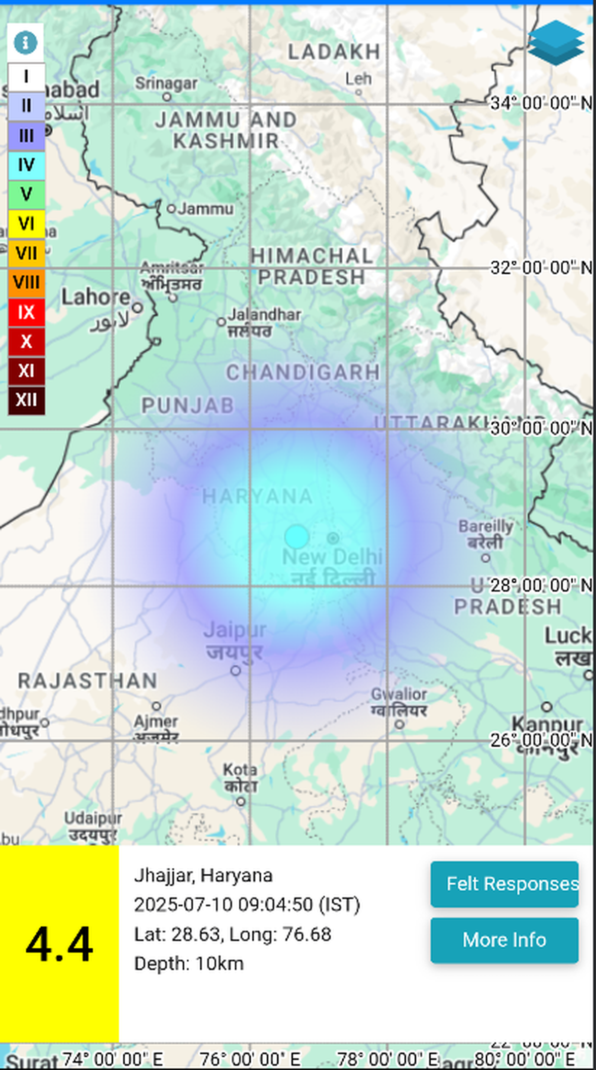 Magnitude 4.4 earthquake jolts Haryana; Tremors felt across Delhi-NCR!