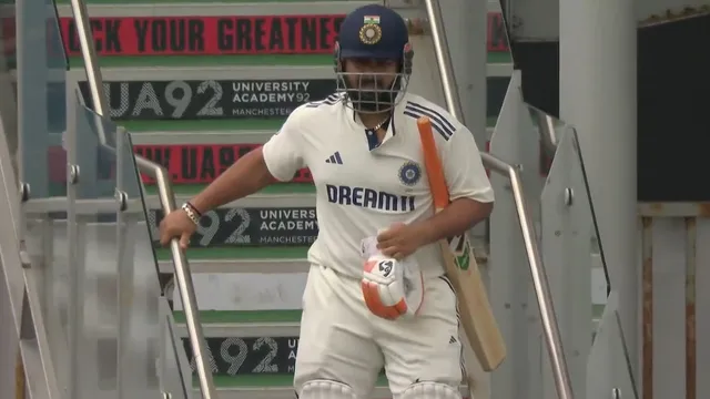 Injured Rishabh Pant smashes gritty fifty at Manchester!