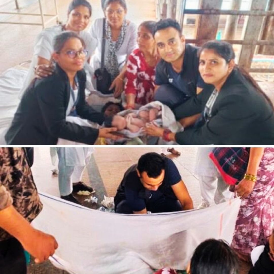 Army doctor turns railway platform into delivery room!