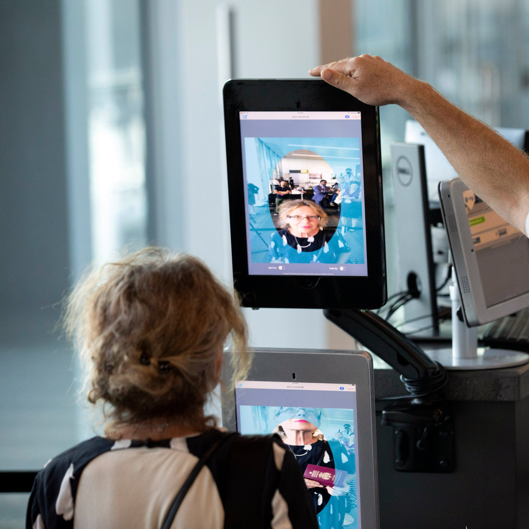 So your airport selfie  Yeah  the US government might already have it!