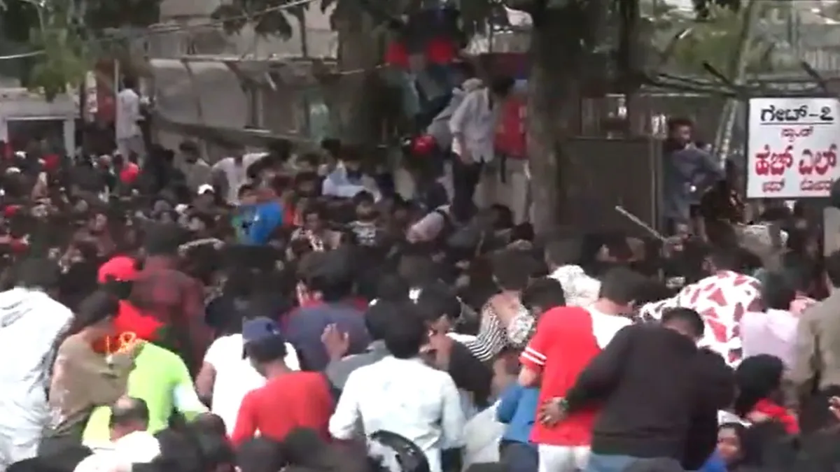 RCB Victory Parade Turns Tragic: 1 Dead  50 injured in stampede at Chinnaswamy stadium!