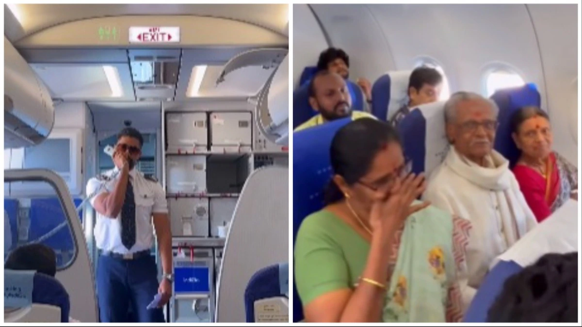 IndiGo Pilot’s Surprise for His Family Leaves Entire Flight in Tears!