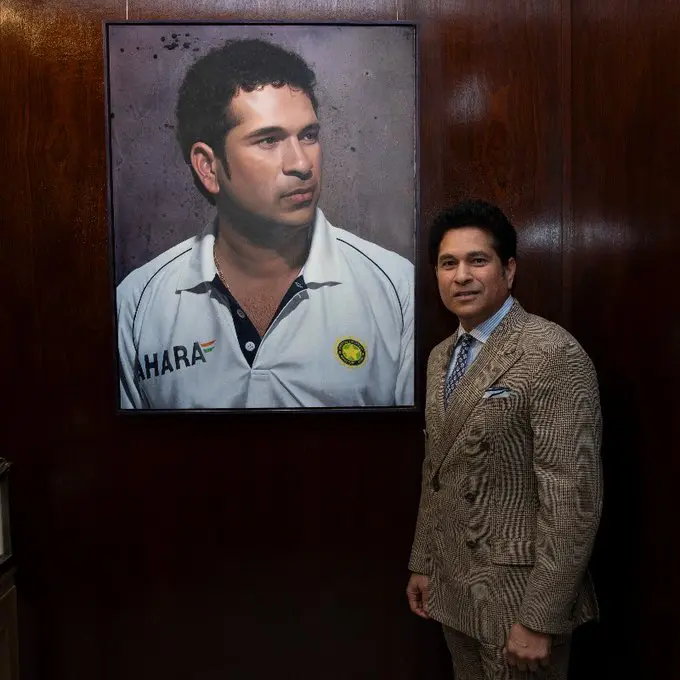 Sachin Tendulkar s portrait unveiled at Lord s MCC museum!
