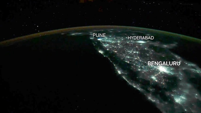India Shimmers from Space: Astronaut’s Diwali View!