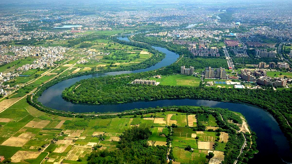 Lost river and canals behind Gurugram severe water-logging
