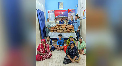 Coimbatore police bust major Ganja ring - 6 Kg seized!