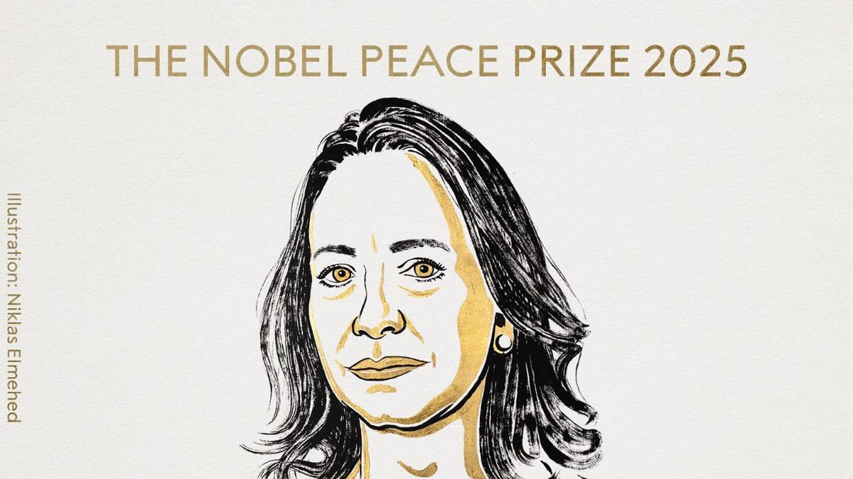 Venezuela's María Corina Machado wins 2025 Nobel Peace Prize!