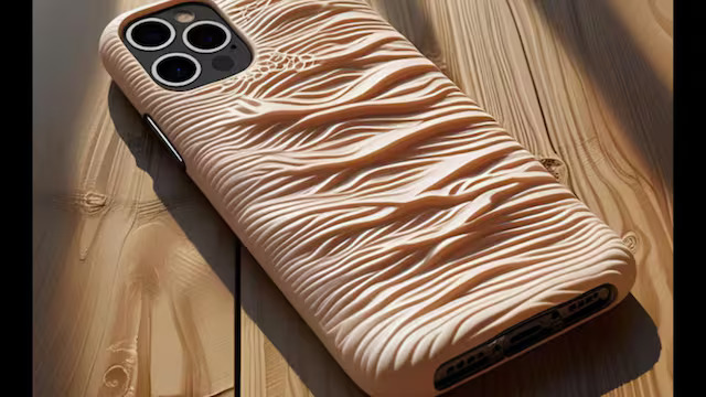 This phone case is… skin. And it burns in the sun