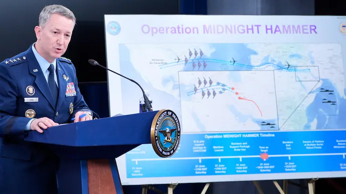 “When this President speaks, the world should listen” US briefs on Iran strikes under Operation Midnight Hammer