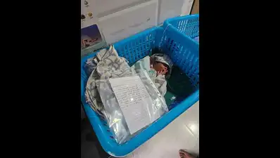 Newborn girl abandoned in basket, 'Sorry' note breaks hearts!