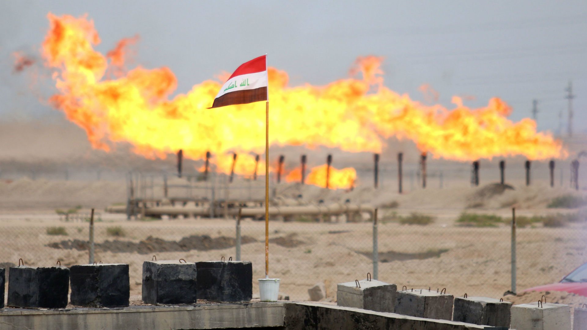 Drone Strike Sparks Massive Fire at Iraqi Oil Field!