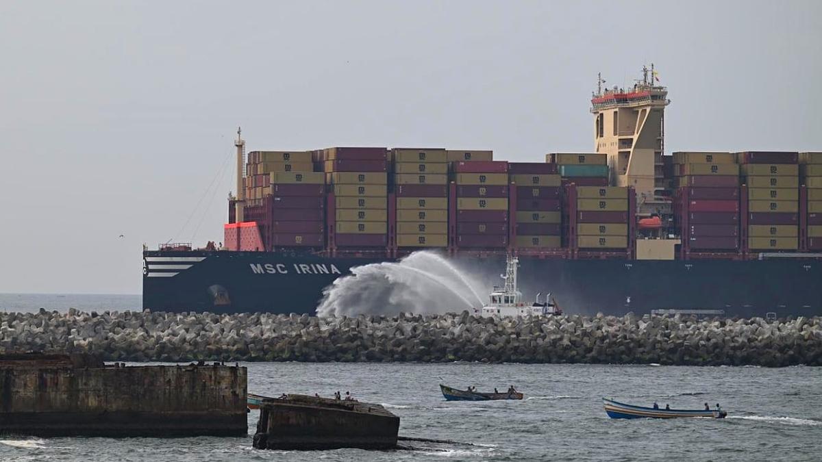India welcomes MSC Irina: A maritime milestone at Vizhinjam!