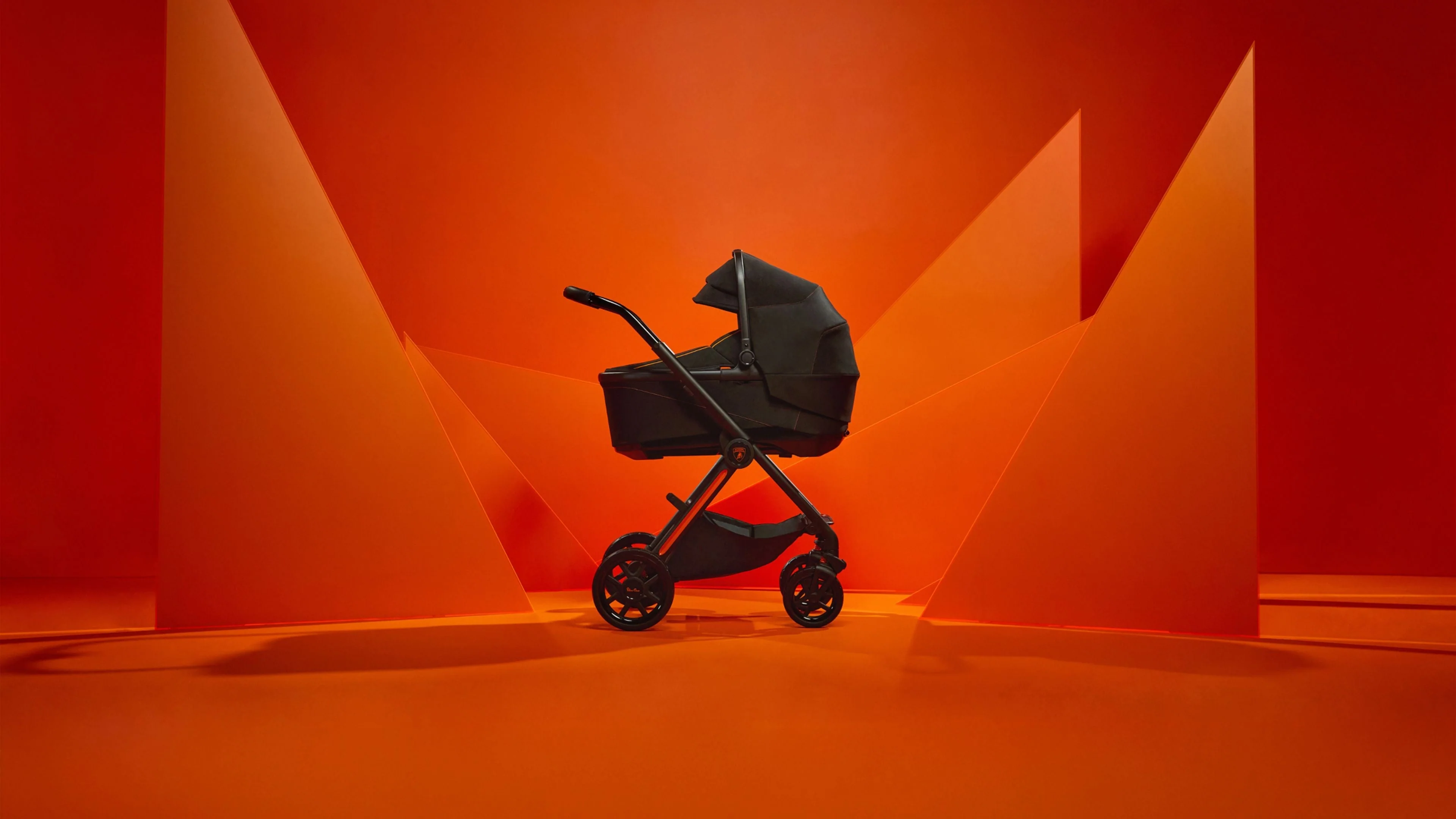 Only 500 babies in the world will ride this Lamborghini stroller!