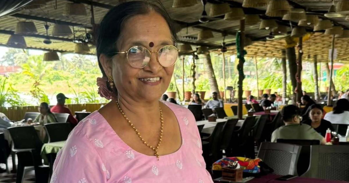 She retired from govt service and built a food haven by the lake in Goa  at 62!