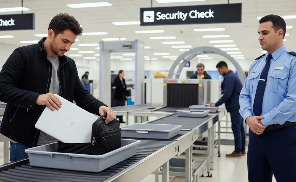 Why do Airports make you remove your laptop?